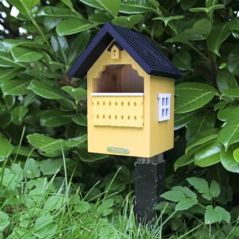 Balkongholk geel nestkastje (per stuk)